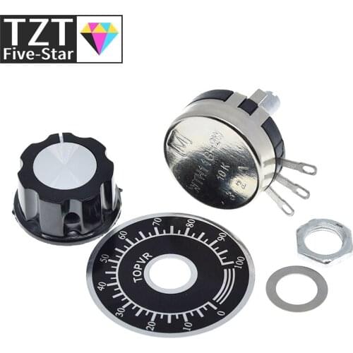 TZT WTH118 DIY Kit Parts 2W 1A Potentiometer 1K 2.2K 4.7K 10K 22K 47K 100K 470K 1M