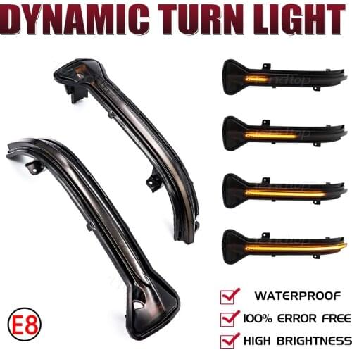 For BMW 5 6 7 8 Serie G38 G12 G20 G30 G31 G32 G14 G15 G16 G11 M5 F90 Dynamic Turn Signal Light LED Side Mirror Sequential Lamp