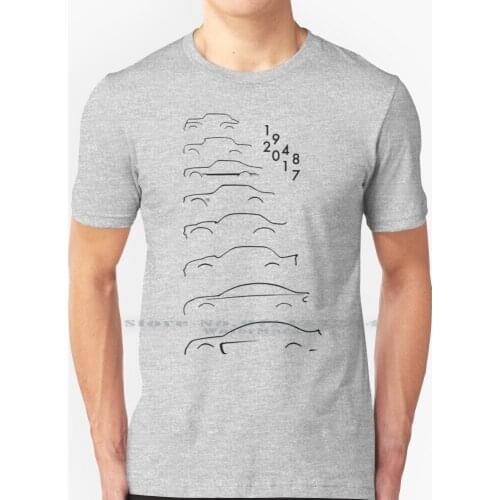 Holden Silhouettes 1948-2017 T Shirt 100% Pure Cotton Holden 1948 2017 Commodore Ssv Redline Eh Ht Monaro Torana Vl Vt Vf