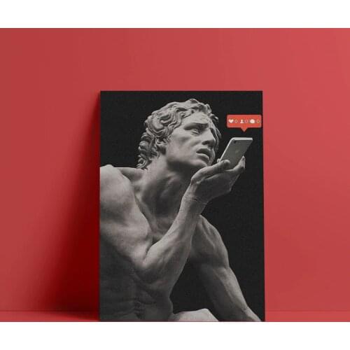 Canvas Painting Sculpture Home Decor Picture Classic Masterpiece Modern Printed Retro Modular Poster For Bedroom Wall Art Frame