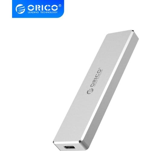 ORICO M2 SSD Case NVME USB C 10Gbps Support UASP USB3.1 Gen2 Type-C M.2 SSD Enclosure for NVME PCIE NGFF SATA M/B Key SSD Disk