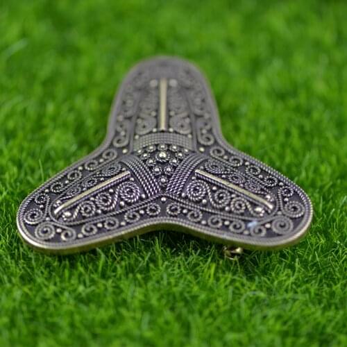 Langhong Legendry Nordic Brosch Vikings Amulet Sweden Scandinavian Brooches Viking brosch jewelry Talisman