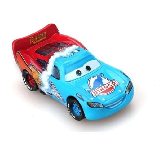 Disney Pixar Cars Racer King Chick Hicks Dinoco Lightning Mcqueen Metal Toy Car Toys For Children Kids Gift Brand Free Shipping