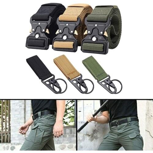 Multi-function Nylon Camping Belt Adjustable Quick Release Buckle Belt Outdoor Camping Heavy Duty Webbed Work Waistbelt