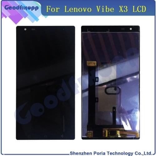 Mobile Phone LCD For Lenovo Vibe X3 / Lemon X X3c50 X3c70 LCD Display Touch Screen Digitizer Assembly Replacement LCD Screen