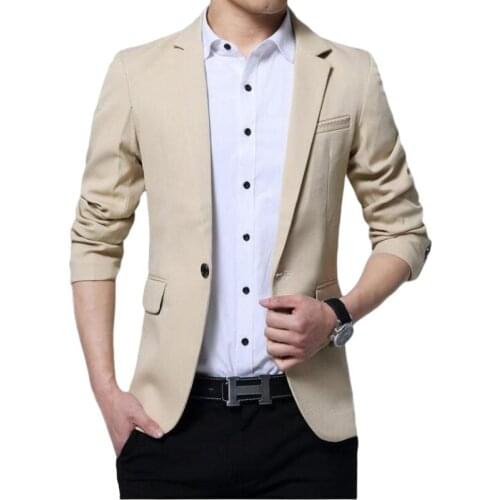 New Mens Blazer Fashion British Style Male Slim Fat 5XL Thin Casual Blazer Men Jacket Coat Brand Blazer Blusa Masculina