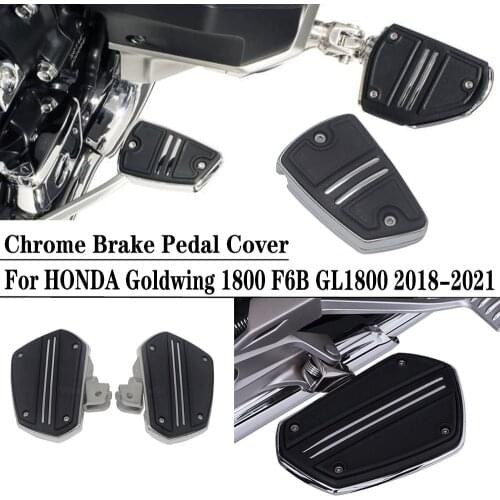 Motorcycle Accessories Chrome Brake Pedal Cover For HONDA Goldwing 1800 F6B GL1800 Brake pedal extension 2018-2021