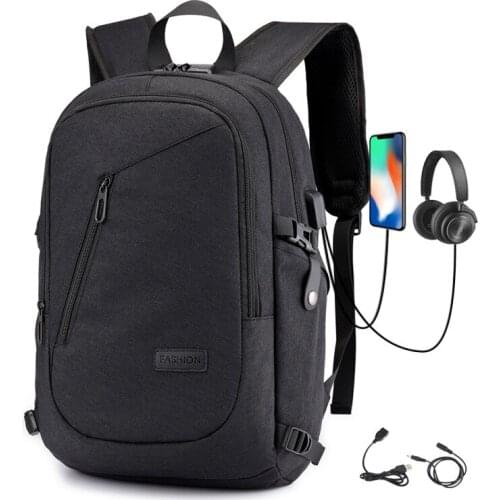 Password Lock Anti Theft Backpack Men 15.6 Inch Laptop Backpack Male Usb Charging Oxford School Bag for Boys Teen 2021