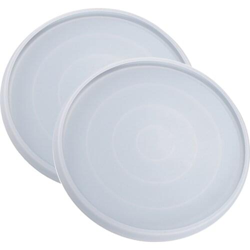 New Round Square Rectangle Shape Coaster Base Silicone Mold Resin Molds Epoxy UV DIY Resin Craft Home Decoration Handmade Tools