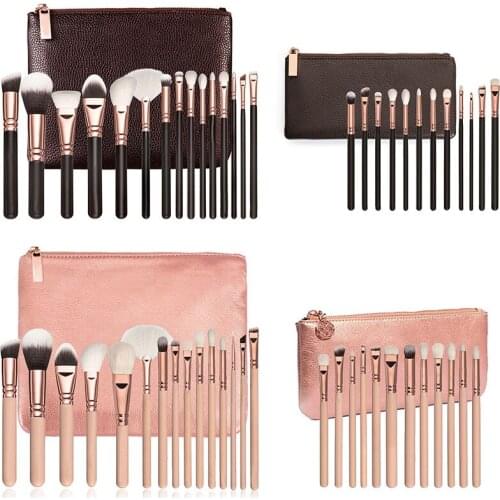New 2020 8pcs / 15pcs Cosmetic Brush Makeup Tools Toiletry Set Face Eyes Eyeshadow Blending Cosmetic Brush
