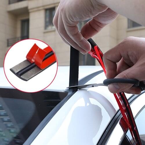 Car Window Edge Windshield Roof Rubber Sealing Strip Sticker For Audi A3 A4 A5 A6 A7 A8 B6 B7 B8 C5 C6 TT Q3 Q5 Q7 S3 S4