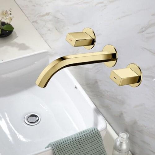 Bathroom basin faucet Rose gold Bathroom faucet Brushed Gold Tap Widespread Black Basin Mixer Hot Cold shower room sink Faucet