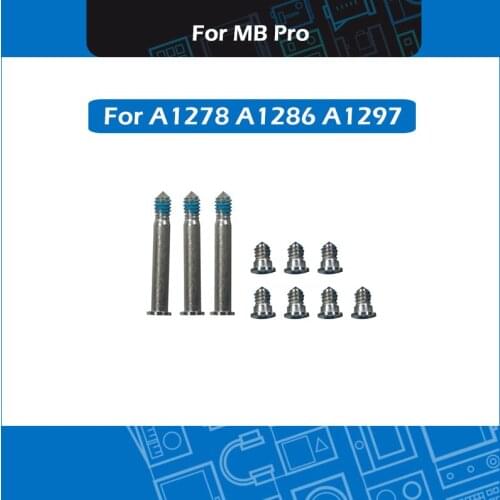 100set/Lot Universal Computer Base Cover Screws for MacBook Pro 13" 15" 17" A1278 A1286 A1297 Bottom Case Screws 2008-2012