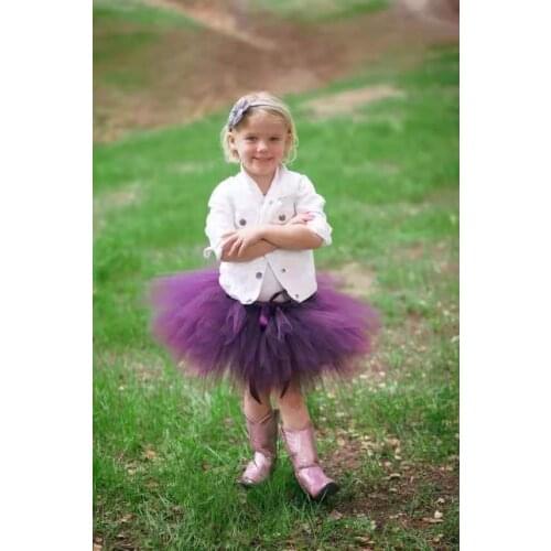 Baby Girl Party Tutu Skirt Cute Baby Mini Skirts Set For Photo Prop Girls Kids Ball Gown Birthday Skirts