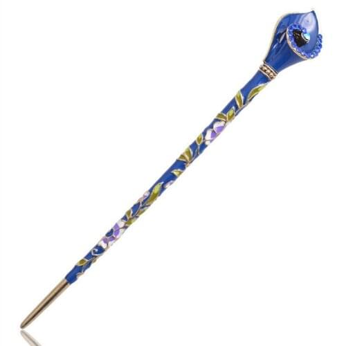 BeiJing Boutique Cloisonne Lady Hair Sticks Hairpin girls fashion beauty accessories for women hair clips pin headdress headwear