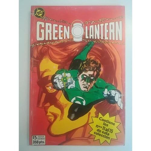 GREEN LANTERN paperback No. 11 to 15, Volumen 3, DC COMICS, EDITORIAL ZINCO - 1986 edition Spanish variant, COMIC BOOK