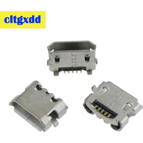 10PCS Micro USB Charging Connector Jack Port Replacement Power Dock Socket Repair For PS4 Controller