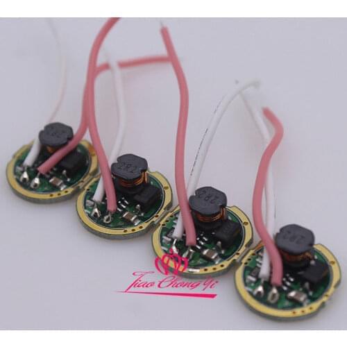 10pcs O mode input 3.4v ~4.2v output 3v 1.2a Driver For XTE XRE XPG2 Flashlight