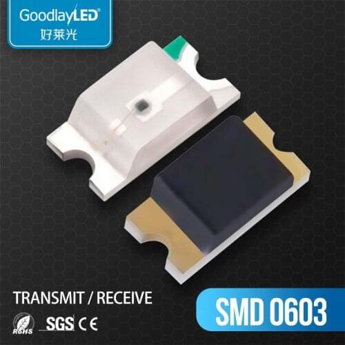 1000pcsWholesale IR Led 0603 850 940 ir led Series Infrared Led SMD Diode smd led 0603 receive