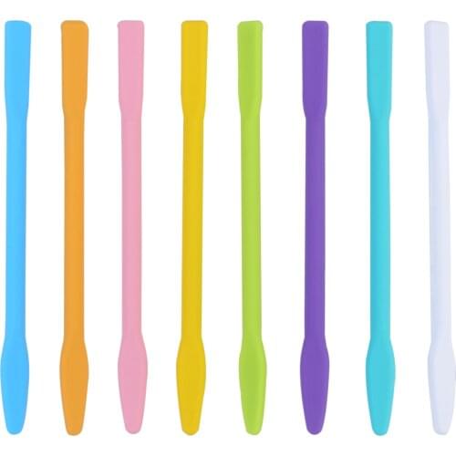 5pcs Silicone Stir Stick DIY Makeup Tool Silicone Facial Mask Stiring Rods Portable Mask Stirring Rod Facial Mask Stirring Rod