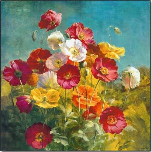 DIY 5D Diamond Mosaic Cross Stitch Flowers Handmade Crafts Full Square Diamond Painting