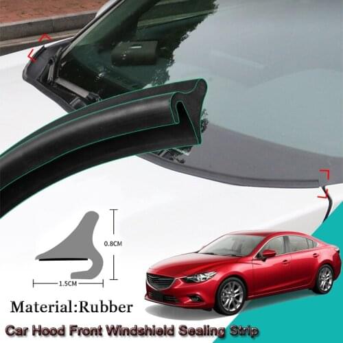 DIY Car Seal Strip Windshied Spoiler Filler Protect Edge Weatherstrip Strips Sticker Auto Accessories For Mazda ATENZA 2013-2020
