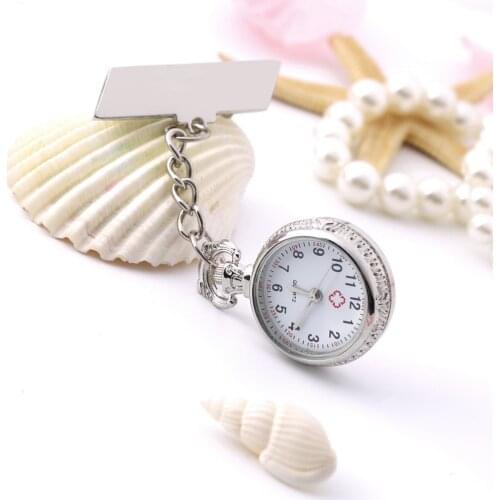 Dedicated Stainless Steel Nurse Hospital Nurse Watch Pocket Watch Medical Doctor Dial Quartz Nurse Watch Chest Table