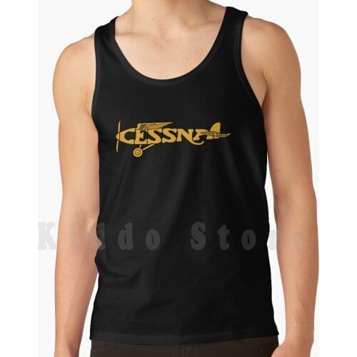 Cessna tank tops vest 100% Cotton Cessna Pilot Aviation Flying Plane Airplane Boeing Airbus Travel Avgeek Flight