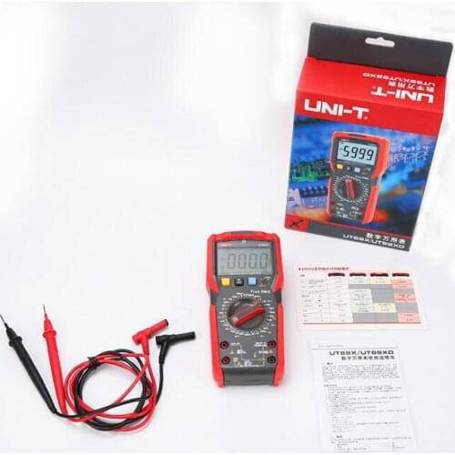 T89X digital high-precision multimeter digital display multimeter full protection electrician anti-burn multimeter