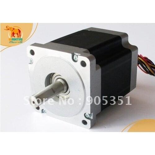 CNC 1PC Nema34Wantai stepper motor 892 oz.in,2A,85BYGH450D-007B ,dual shaft