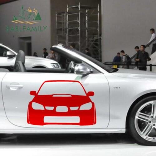 EARLFAMILY 2x Desirable Cars WRX STI Hawkeye Fashionable Life Car Sticker for Wall Truck Window Door Kayak Vinyl Decal