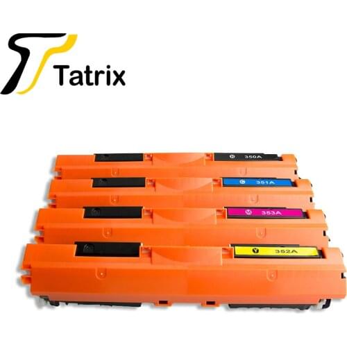 Tatrix Premium Compatible Laser Color Toner Cartridge CF350A CF351A CF352A CF353A 130A for HP Printer MFP M176n M177fw