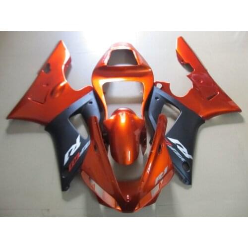 Injection mold Fairing kit for YAMAHA YZFR1 00 01 YZF R1 2000 2001 YZF1000 Red black Motorcycle Fairings set +7 gifts YG04
