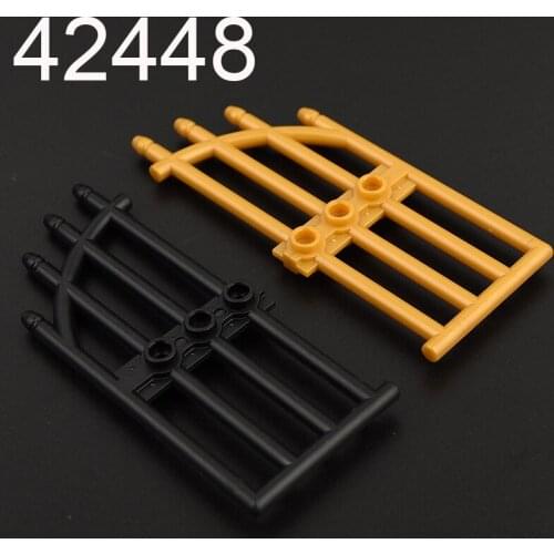 Gate 1x4x9 Arched with Bars Building Block MOC Parts Brick Toys For Kids Compatible Major Brands City 42448 10pcs/lot