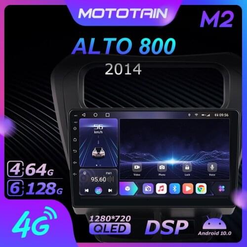 Mototain 6G+128G Android 10.0 Car Multimedia Radio Player for Suzuki ALTO 800 2014 Auto video Head Unit 4G LTE Support SPDIF