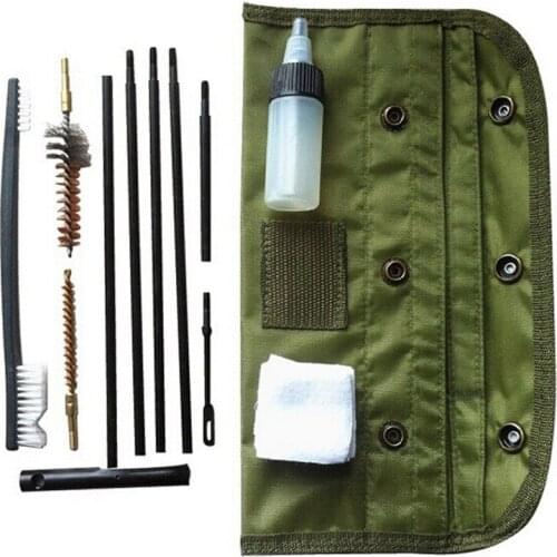 Tactical Gun Cleaning Set Rifle Gun Cleaner Brush Double-Ended Brush Cleaning Kit Airsoft Gun Cleaning Tool Hunting Accessories
