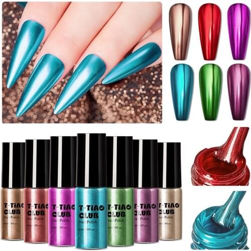 2/3/4PCS Silver Metallic Nail Gel Polish Set Natural Dry Mirror Effect Rose Gold Semi Permanent Hybrid Nail Art Design Varnishes