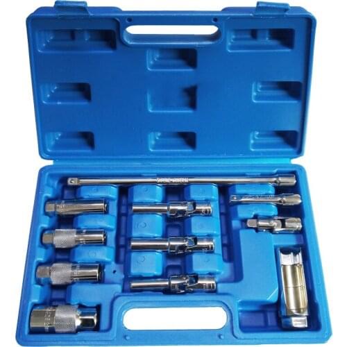Master Service Set - Spark/Glow Plug & Oxygen Sensor 3/8"Sq Drive 11pcs