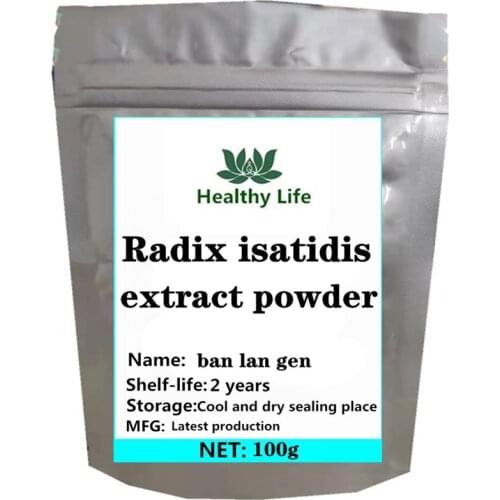Natural Lmprove Immunity Radix Isatidis Extract Powder Supplements Body Glitter
