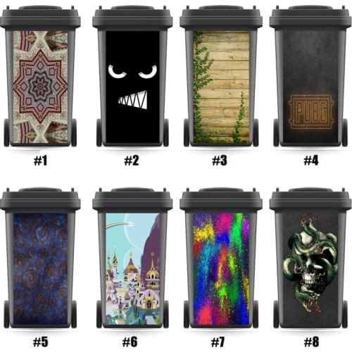 Wholesales Rubbish Bin Sticker Wall Mural Removable self adhesive Kitchen Accessories wall sticker wallpaper Furniture Stickers
