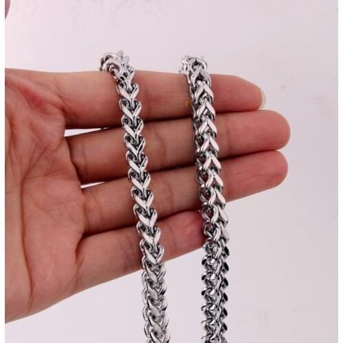 New Fashion 6/8/10mm 316L Stainless Steel Men Boy Figaro Chain Necklace Chain Silver Color Necklace For Men Hot Selling Jewelry