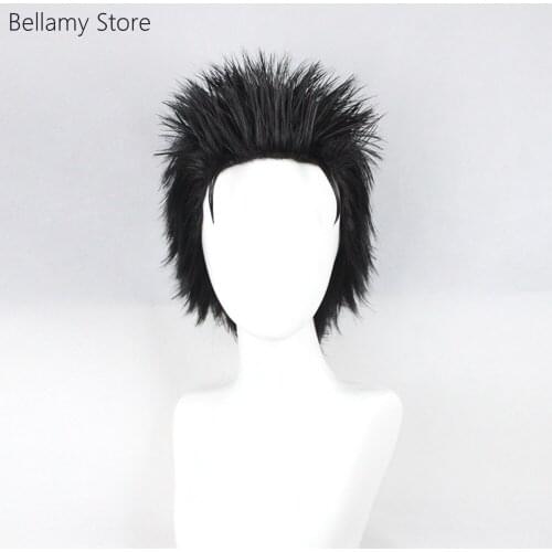 Governess COS Ten years ago xanxus Short hair custom-made wig Cosplay hairwear Wig+Wig Cap