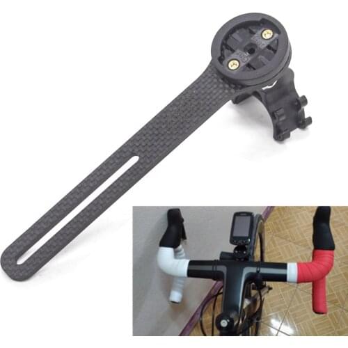 Full carbon fiber Garmin/bryton/cateye/igpsport Bicycle bike Computer support holder+GoPro Motion Camera Bracket+Lamp holder