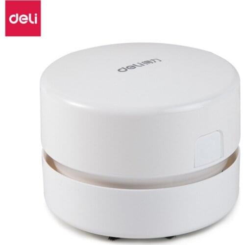 Deli Portable dust collector desktop garbage USB rechargeable garbage collector large suction keyboard cooling fan cleaner 18883