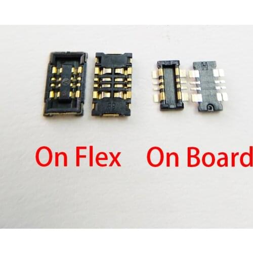2PCS FPC Connector Battery On Board For Samsung Galaxy A10 A105F A105FD A20 A205 A205F FN A30 A305 A305F Clip Holder On Flex