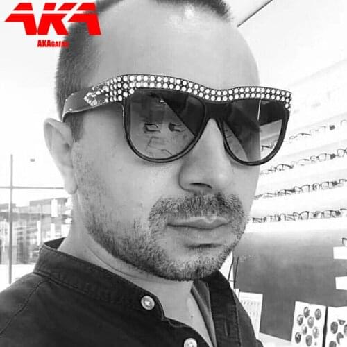 AKAgafas 2021 Retro Punk Sunglasses Women/Men Brand Designer Large Frame Classic Luxurious Oculos De Sol Gafas UV400 Sun Glasses