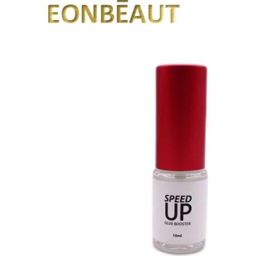 1 Bottle EONBEAUT False Eyelashes Extension Speed Up Glue Booster Red Cap Wholesale 10ml Make Eyelash Glue Stronger Korea