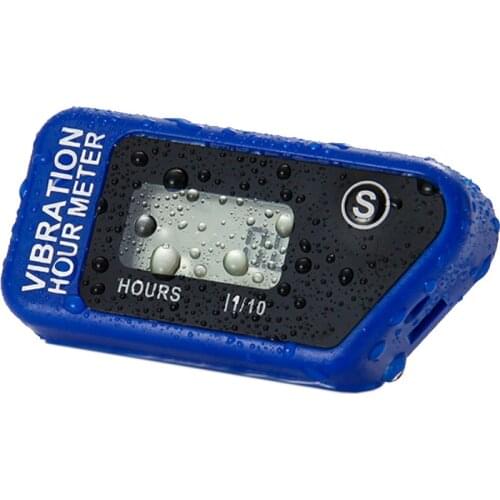 Waterproof LCD Wireless Vibration Hour Meter Counter For Motocross Engine Boat Snowmobile Motorcycle Chainsaw ATV Jet Ski