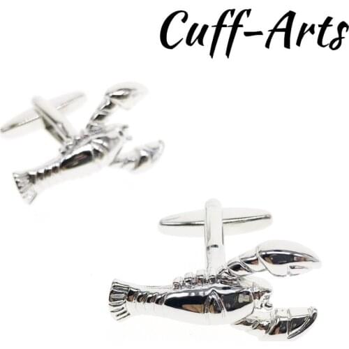 Cuffarts Novelty Animal Cufflinks For Mens Lobster Cufflinks High Quality Gift For Men Bouton De Manchette Tie Clip C10130