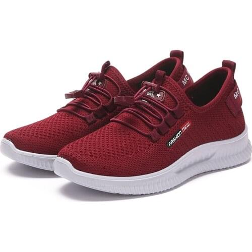 Women Casual Shoes Fashion Breathable Walking Mesh Flat Sneakers Women 2021 Gym Soft Bottom Loose Large Size Female Footwear